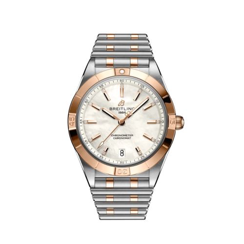 Breitling Chronomat Automatic 36 Paslanmaz Çelik / Kırmızı Altın / MOP / Rouleaux, referans U10380101A2