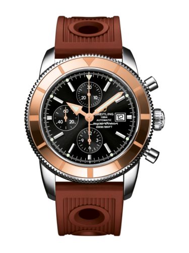 Breitling Superocean Heritage 46 Chronograph Paslanmaz Çelik / Kırmızı Altın  / Siyah /  Kauçuk, referans U1332012.B908.206S