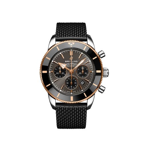 Breitling Superocean Heritage II B01 Chronograph 44 Paslanmaz Çelik / Kırmızı Altın / Gri, referans UB01621A1M1S1