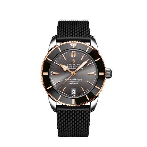 Breitling Superocean Heritage II B20 Automatic 42 Paslanmaz Çelik / Kırmızı Altın / Antracite / Switzerland, referans UB20102A1B1S1