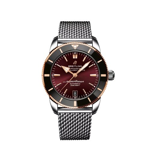 Breitling Superocean Heritage II B20 Automatic 42 Paslanmaz Çelik - Kırmızı Altın / Lucerne Edition, referans UB20105A1K1A1