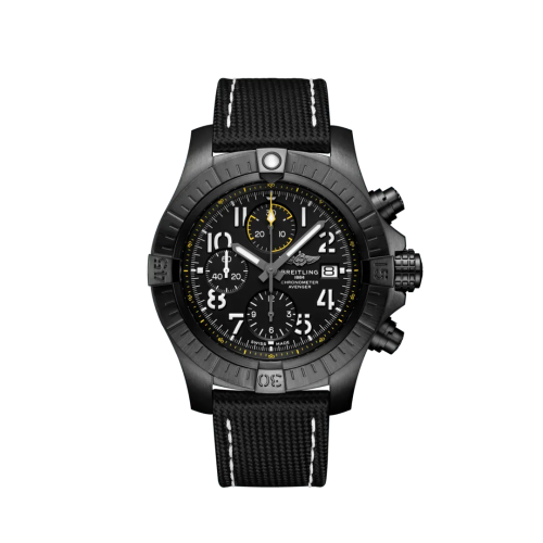 Breitling Avenger Chronograph 45 Gece Mission / Black / Military / Pin, reference V13317101B1X1