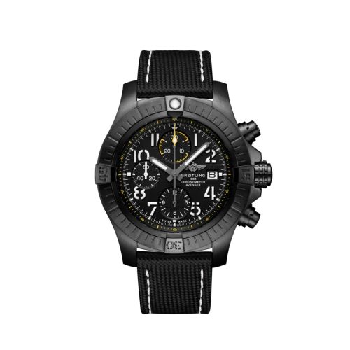 Breitling Avenger Chronograph 45 Gece Mission / Black / Military - Folding, reference V13317101B1X2