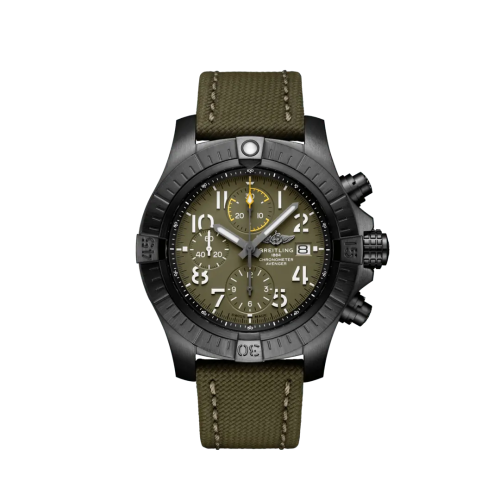 Breitling Avenger Chronograph 45 Gece Mission / Green / Military / Pin, reference V13317101L1X1