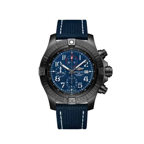 Breitling Avenger Chronograph 48 Gece Mission / Blue / Military / Pin, reference V13375101C1X1
