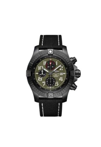 Breitling Avenger Chronograph 48 Gece Mission / Green / Military / Pin, reference V133751A1L1X1