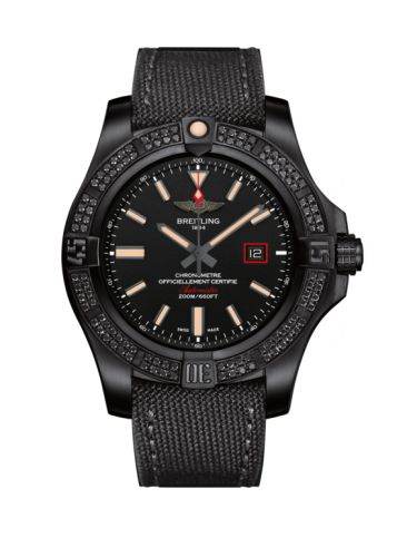 Breitling Avenger Siyahbird 44 Black Titanium / Diamond / Volcano Black / Military, reference V17311AT.BD74.109W