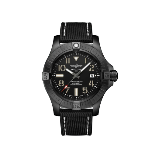 Breitling Avenger Automatic 45 Seawolf Gece Mission / Black / Military / Folding, reference V17319101B1X2