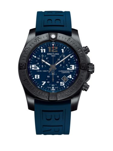 Breitling Chronospace Evo Gece Mission / Blue / Rubber 43mm, reference V7333010.C939.158S