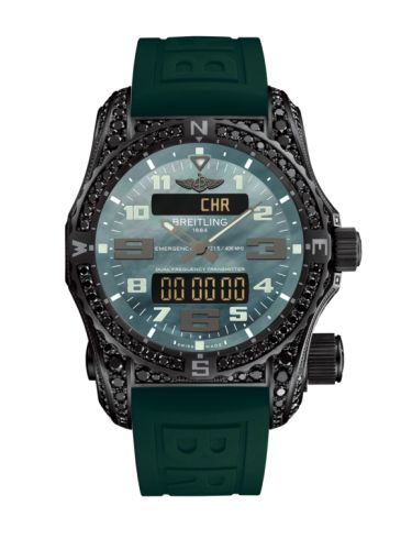 Emergency II Gece Mission Elmasworks / Yeşil Mother-of-Pearl / Kauçuk / Folding 51 mm