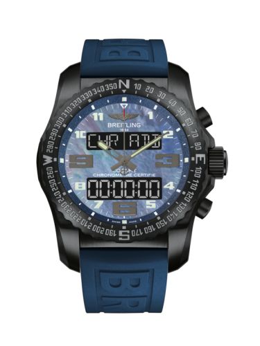 Cockpit B50 Gece Mission / Mavi MOP / Kauçuk / Folding 46 mm