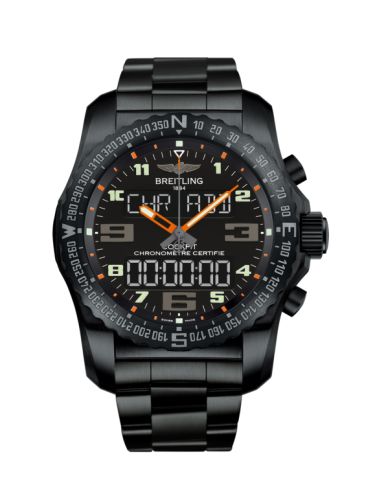 Cockpit B50 Gece Mission / Siyah-Turuncu / Bilezik 46 mm