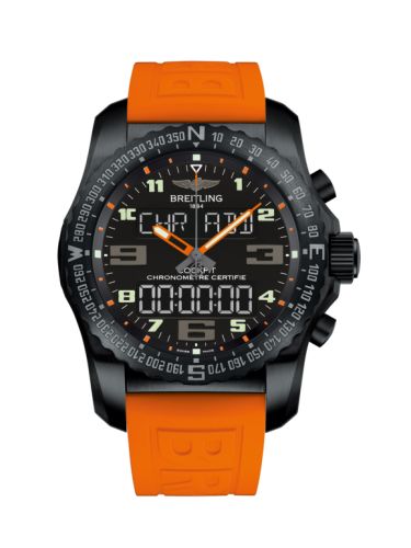 Cockpit B50 Gece Mission / Siyah-Turuncu / Kauçuk / Folding 46 mm