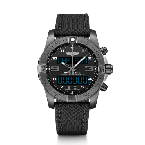 B55 Exospace Siyah Titanyum / Siyah / Military / Pin 46 mm