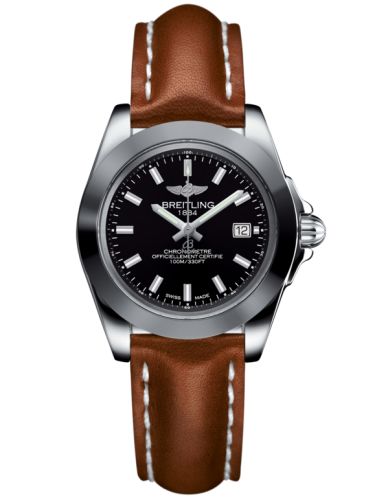 Breitling Galactic 32 Sleek Edition Paslanmaz Çelik / Trophy Siyah / Calf, referans W7133012/BF62/406X/A14BA.1