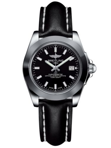 Breitling Galactic 32 Sleek Edition Paslanmaz Çelik / Trophy Siyah / Calf, referans W7133012/BF62/408X/A14BA.1