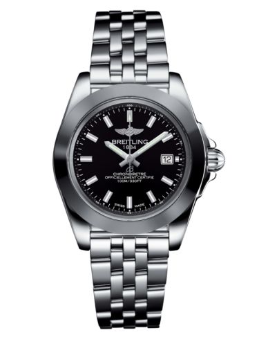 Breitling Galactic 32 Sleek Edition Paslanmaz Çelik / Trophy Siyah / Bilezik, referans W7133012/BF62/792A