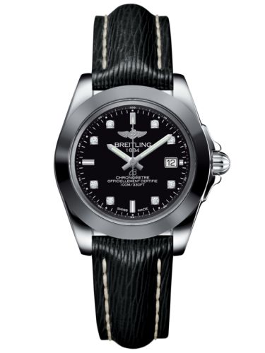 Breitling Galactic 32 Sleek Edition Paslanmaz Çelik / Trophy Siyah Elmas / Sahara, referans W7133012/BF63/208X/A14BA.1