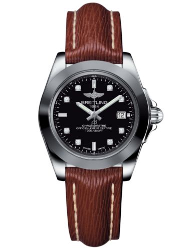 Breitling Galactic 32 Sleek Edition Paslanmaz Çelik / Trophy Siyah Elmas / Sahara, referans W7133012/BF63/211X/A14BA.1