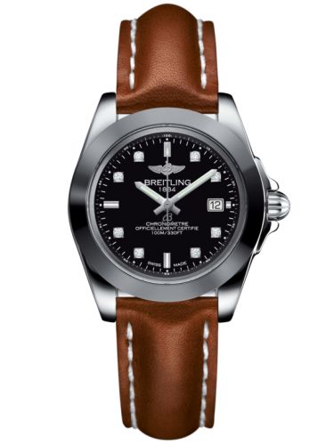 Breitling Galactic 32 Sleek Edition Paslanmaz Çelik / Trophy Siyah Elmas / Calf, referans W7133012/BF63/406X/A14BA.1