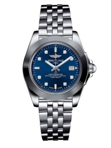 Breitling Galactic 32 Sleek Edition Paslanmaz Çelik / Horizon Mavi Elmas / Bilezik, referans W7133012/C966/792A