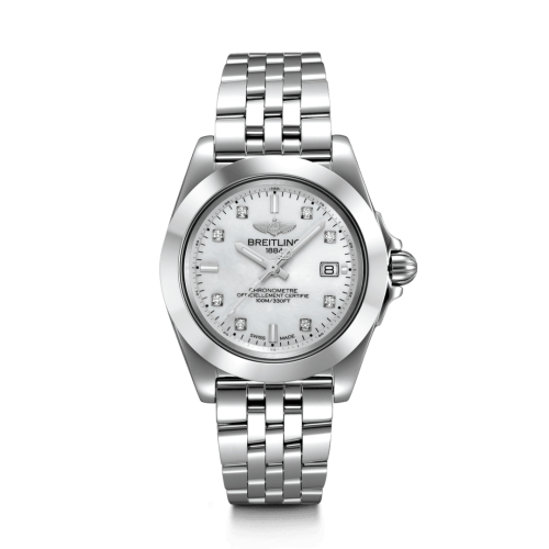 Breitling Galactic 32 Sleek Edition Paslanmaz Çelik / Pearl Elmas / Bilezik, referans W71330121A1A1