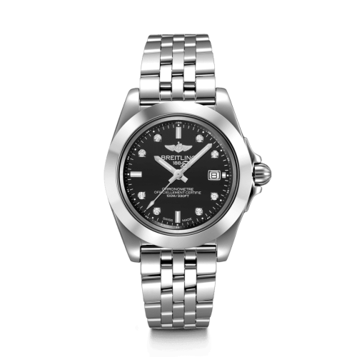 Breitling Galactic 32 Sleek Edition Paslanmaz Çelik / Trophy Siyah Elmas / Bilezik, referans W71330121B1A1