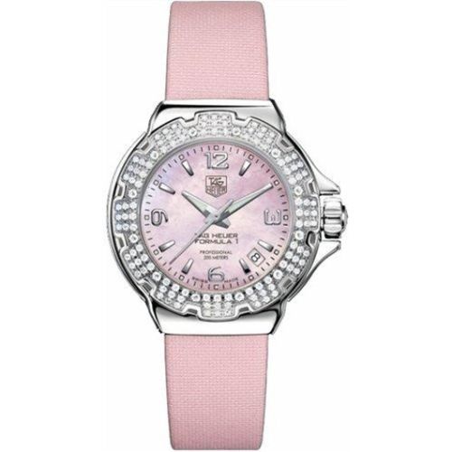 TAG Heuer Formula 1 Quartz 37 Paslanmaz Çelik / Elmas / MOP / Fabric, referans WAC1216.FC6220