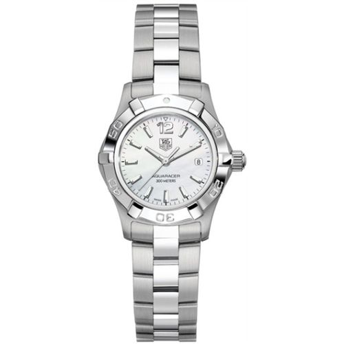 TAG Heuer Aquaracer 300M Quartz 27 Stainless Steel / MOP / Bracelet, reference WAF1414.BA0823