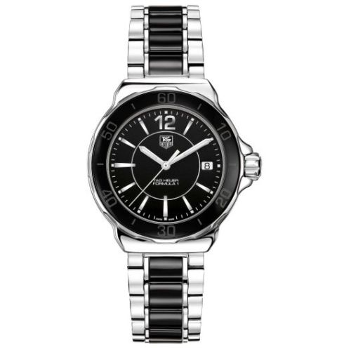 TAG Heuer Formula 1 Quartz 37 Paslanmaz Çelik / Siyah / Bilezik, referans WAH1210.BA0859
