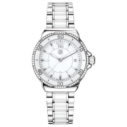 TAG Heuer Formula 1 Quartz 37 Paslanmaz Çelik / Elmas / Beyaz / Bilezik, referans WAH1213.BA0861