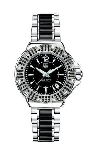 TAG Heuer Formula 1 Quartz 37 Paslanmaz Çelik / Ruby / Siyah / Bilezik, referans WAH1216.BA0859