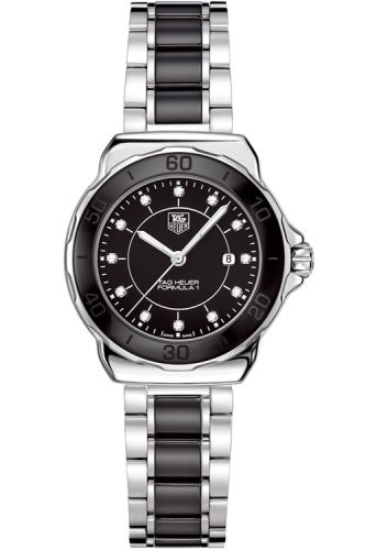 TAG Heuer Formula 1 32 Paslanmaz Çelik / Siyah - Elmas / Bilezik, referans WAH1314.BA0867