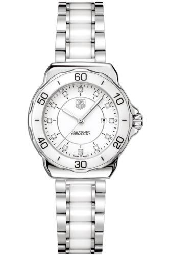 TAG Heuer Formula 1 32 Paslanmaz Çelik / Beyaz - Elmas / Bilezik, referans WAH1315.BA0868