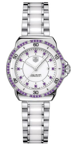 TAG Heuer Formula 1 32 Paslanmaz Çelik / Sapphire / Beyaz / Bilezik, referans WAH1319.BA0869