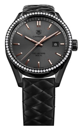 TAG Heuer Carrera Quartz 41 Titanium / Cara Delevingne Special Edition, reference WAR101B.FC6367