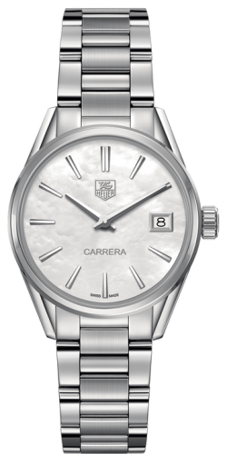 TAG Heuer Carrera Lady Quartz 32 Stainless Steel / MOP / Bracelet, reference WAR1311.BA0778