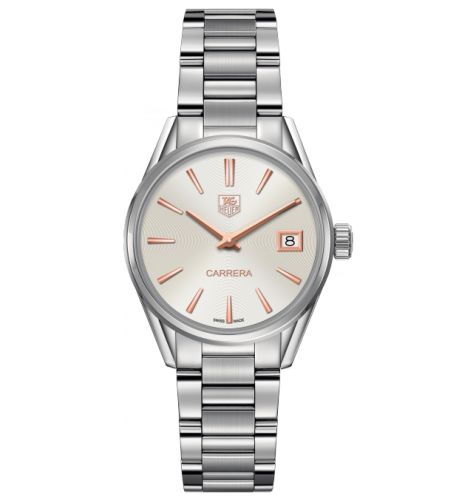 TAG Heuer Carrera Lady Quartz 32 Stainless Steel / Silver / Bracelet, reference WAR1312.BA0778