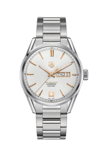 TAG Heuer Carrera Calibre 5 Day Date Stainless Swiss Limited Edition, reference WAR201M.BA0723