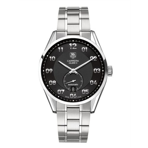 TAG Heuer Carrera Calibre 6 39 Stainless Steel / Black / Bracelet, reference WAR2110.BA0787