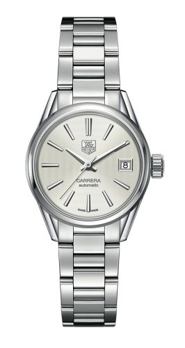 TAG Heuer Carrera Calibre 9 28 Stainless Steel / Silver / Bracelet, reference WAR2416.BA0770