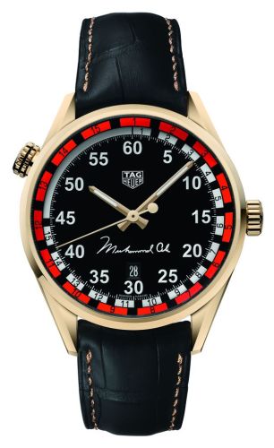 TAG Heuer Carrera Calibre 5 Ring Master 43 Rose Gold / Tribute to Muhammad Ali, reference WAR2A40.FC8222