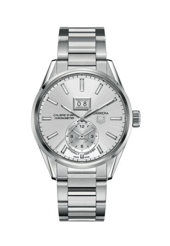 TAG Heuer Carrera Calibre 8 41 Stainless Steel / Silver / Bracelet, reference WAR5011.BA0723