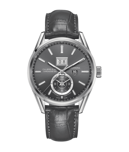 TAG Heuer Carrera Calibre 8 41 Stainless Steel / Gray / Alligator, reference WAR5012.FC6326