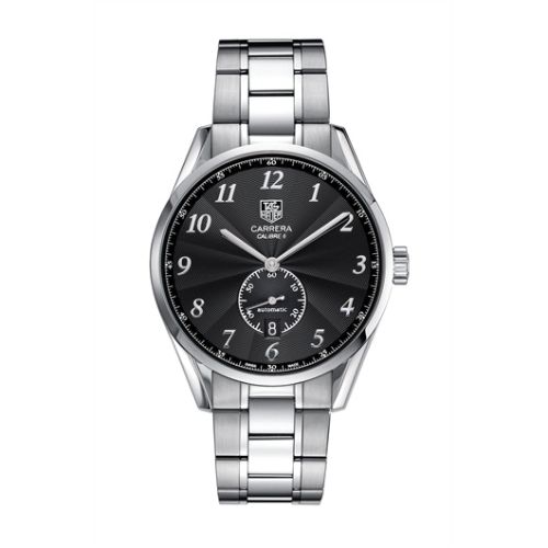 TAG Heuer Carrera Calibre 6 39 Heritage Stainless Steel / Black / Bracelet, reference WAS2110.BA0732