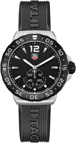 TAG Heuer Formula 1 Big Date 42 Paslanmaz Çelik / Siyah / Kauçuk, referans WAU1110.FT6024