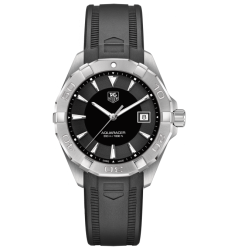 TAG Heuer Aquaracer 300M Quartz 40.5 Stainless Steel / Black / Rubber, reference WAY1110.FT8021