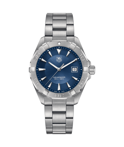 TAG Heuer Aquaracer 300M Quartz 40.5 Stainless Steel / Blue / Bracelet, reference WAY1112.BA0928
