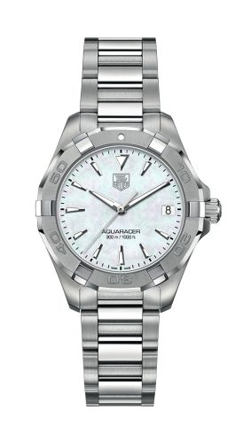 TAG Heuer Aquaracer 300M Quartz 32 Paslanmaz Çelik / MOP / Bilezik, referans WAY1312.BA0915