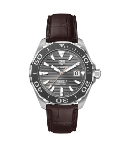 TAG Heuer Aquaracer 300M Calibre 5 43 Paslanmaz Çelik / Gri / Kayış, referans WAY201M.FC6474
